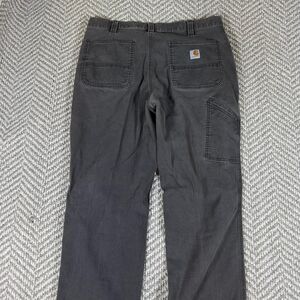 Carhartt Carpenter Pants Men 38x32 Grey Cotton Workwear Utility